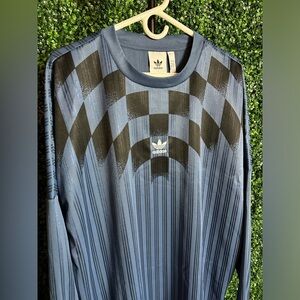 Adidas Originals Rekive Graphic Long Sleeve Jersey Mens Wonder Steel